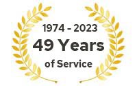 49 Years of Service