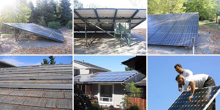 solar energy installation